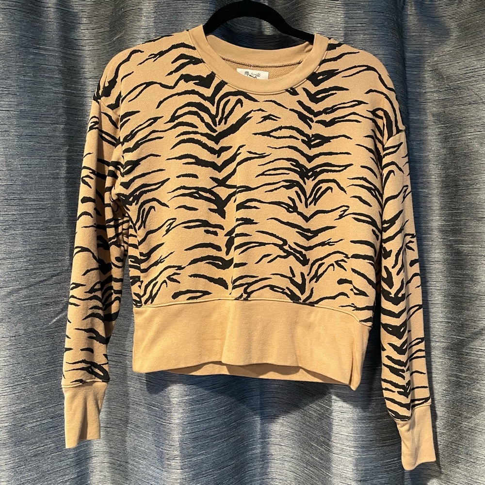 Madewell Cropped Tiger Sweatshirt